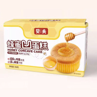 贝夫(BAEFO) 蜂蜜凹蛋糕350克*2箱(7-8枚)