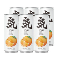 元气森林 气泡乳苏打水柑橙味330ml*6罐*2组