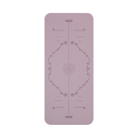 凯速(Kansoon) 双色防滑加宽带体位线TPE瑜伽垫 EA18紫色