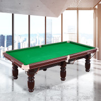 英辉(INVUI)台球桌台多功能9尺台中式桌球标准成人美式黑8带乒乓球板 B30X