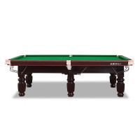 英辉(INVUI)台球桌成人家用美式黑8标准球桌室内中式桌球案 9尺台定制款