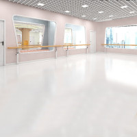 英辉(INVUI)舞蹈地胶室内PVC地垫教室芭蕾防滑加厚塑胶地板 光面平板3.5mm