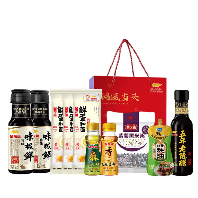 金龙鱼 鸿运当头-伴手礼盒39.9C型 590ML+530G