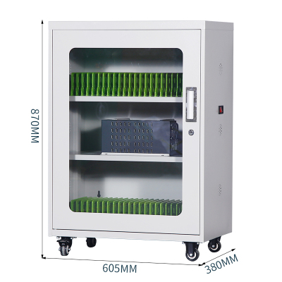 御璟 宇威手机充电柜usb接口ipad平板充电柜存放柜保管柜 40位2A平板充电柜2层带轮TW-PBCD402