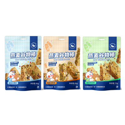 暴肌独角兽 燕麦谷物棒 香香坚果味80g*1袋+缤纷水果味80g*1袋+海苔肉松味70g*1袋