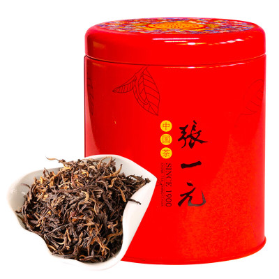 张一元 中国元素系列 特级茶叶红茶 云南滇红75g/罐