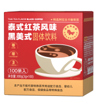 暴肌独角兽 泰式红茶风味黑美式300g*1盒