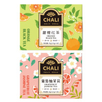 ChaLi 茶里水果茶系列 葡萄柚茉莉&甜橙红茶 25g*各1盒