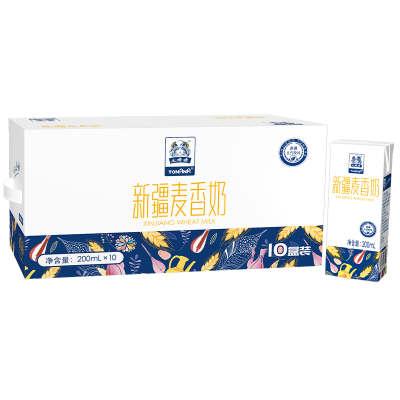 土姥姥 新疆麦香奶200ml*10盒