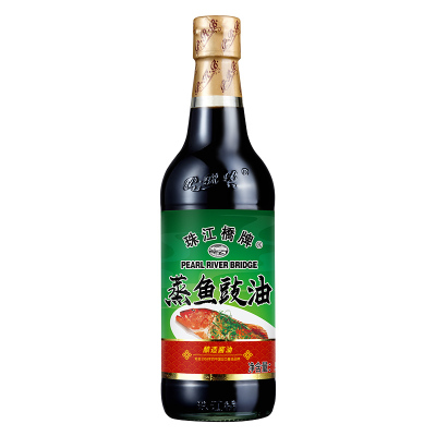 珠江橋牌(PEARL RIVER BRIDGE) 蒸鱼豉油500ml*3瓶