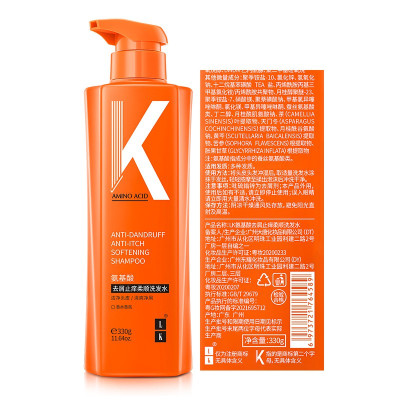 LK氨基酸去屑止痒柔顺洗发水500g