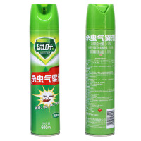 绿叶 杀虫气雾剂 驱蚊蚂蚁蟑螂杀虫剂 GL2063 无香型600ml 6瓶装
