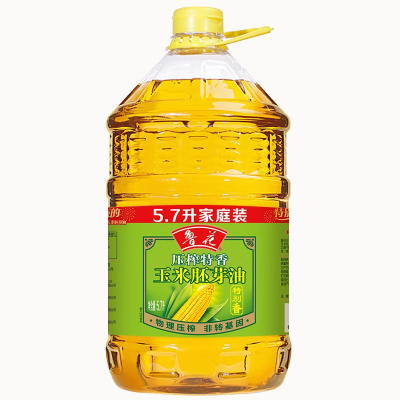 鲁花 食用油/玉米胚芽油 5.7L家庭实惠装