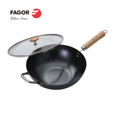 法格(FAGOR) 极铁室化无涂层铁锅 FG-HCG3208