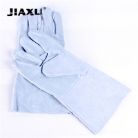 JIAXU 电焊手套抗撕裂焊工手套耐高低温劳保手套 强耐磨单层焊接手套 JX-20