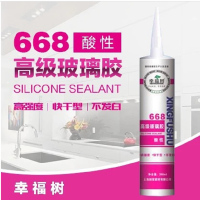 创常王牌 668酸性高级玻璃胶 幸福树系列 300ml