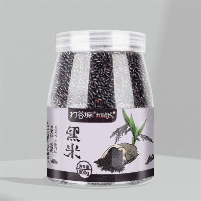 打谷塬 精品黑米 800g/罐