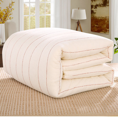 新疆棉花被子棉絮床垫被芯褥子纯棉花手工褥子冬被适用1. 8床