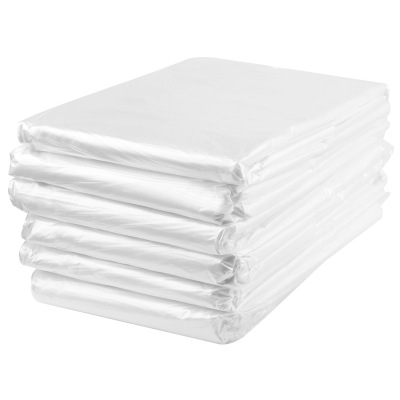 丽佳邦白色大垃圾袋大号加厚透明塑料装搬家用收纳袋LJDA03白宽70*长90*厚3.5丝全新料