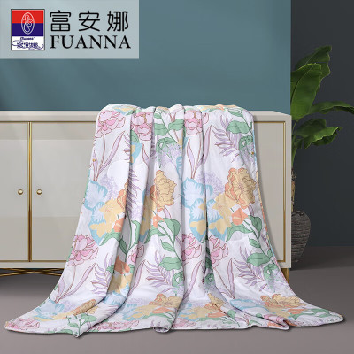 富安娜(FUANNA) 夏季被芯轻灵花舞七孔抗菌印花夏被