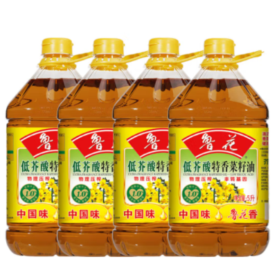 低芥酸特香菜籽油5L*4 交期2周