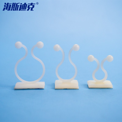 海斯迪克 HKSY-27 绿萝爬墙固定器 绿植固定粘贴无痕挂钩 藤蔓绿藤攀爬贴墙式固定器 大号(50个)