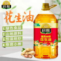 启航臻品小榨花生油5L.