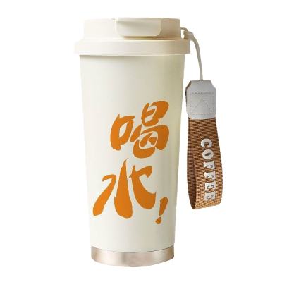 APLO 不锈钢保温杯双饮500ML送吸管送提绳+茶球+杯刷吸管刷APLO29