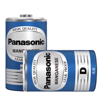 松 下(Panasonic)碳性1号大号D型干电池20节盒装R20适用于热水器煤气燃气灶手电筒R20PND/2S