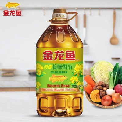 金龙鱼低芥酸纯香菜籽油非转基因物理压榨5L