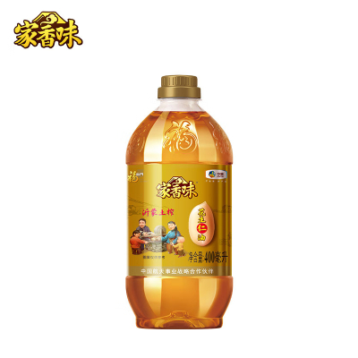 中粮福临门 家香味 沂蒙土榨花生仁油400mL 食用油 中粮福临门出品 新老包装随机发 好原料 好工艺 好味道