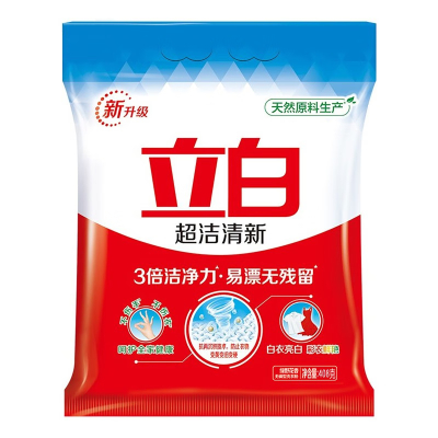 立白 超洁清新洗衣粉 408g*5