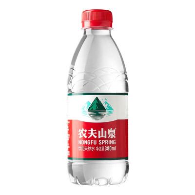 农夫山泉 饮用天然水380ml*24瓶 整箱单位:箱