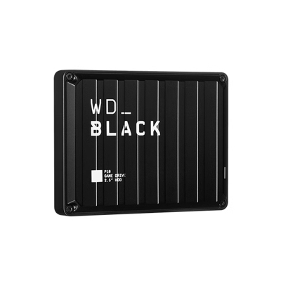 西部数据(WD)移动硬盘2TB USB3.2 P10游戏存储轻薄便携大容量高速外置机械硬盘 黑色