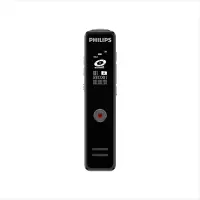 飞利浦VTR5100pro专业智能录音笔 语音录音笔转文字设备16GB录音器 黑色/个