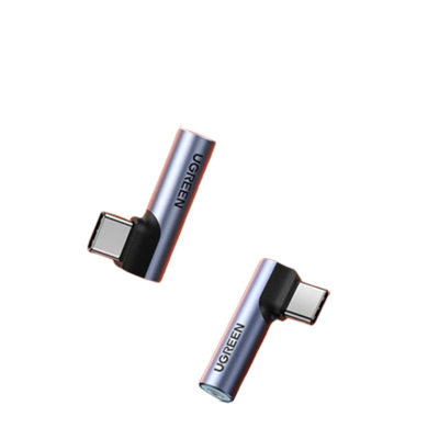 绿联耳机转接头 Type-C转3.5mm音频转接头USB-C耳机转换器 通用小米12/11/华为Mate40Pro