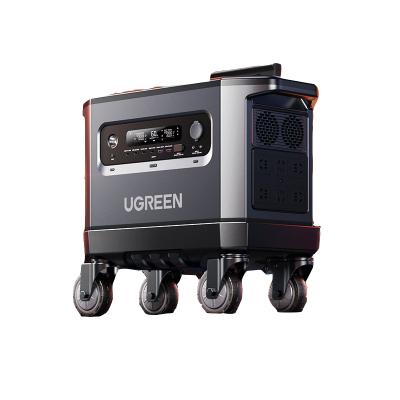 绿联(UGREEN)[磷酸铁锂]户外电源GS2200W大功率 2度电大容量停电应急备用电源220V快充移动储能 自驾露营