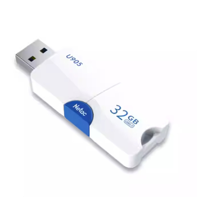 朗科(Netac)32GB USB3.0 U盘U905 精灵推拉式高速闪存盘 加密U盘