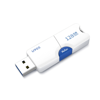 朗科(Netac)128GB USB3.0 U盘U905 精灵推拉式 高速闪存盘加密U盘