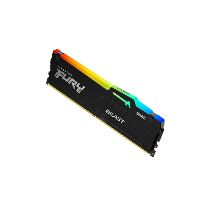 金士顿 (Kingston) FURY 16GB DDR5 5200 台式机内存条 RGB灯条 骇客神条