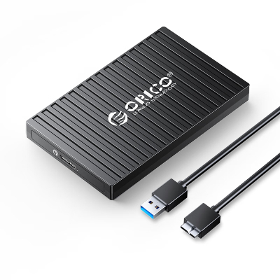 奥睿科(ORICO)移动硬盘盒2.5英寸USB3.0 SATA串口笔记本电脑台式机外置盒固态机械黑9625U3