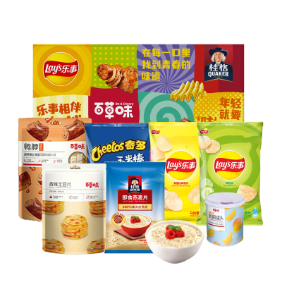 百事食品 零食大礼包C款1120g 中秋送礼