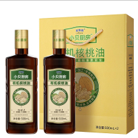 贝蒂斯(BETIS)小贝厨房有机核桃油 500ML*2礼盒