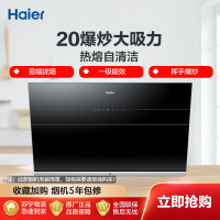 海尔(Haier)抽油烟机CXW-219-EC905T 20爆炒大吸力 热熔自清洁 触控 一级能效 侧吸式 海尔厨房电器