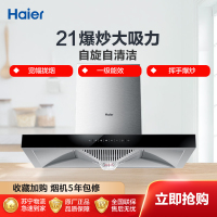 海尔(Haier)吸排油烟机CXW-219-ET903 欧式抽油烟机 20爆炒大吸力 一级能效 触控 家用 海尔厨房电器