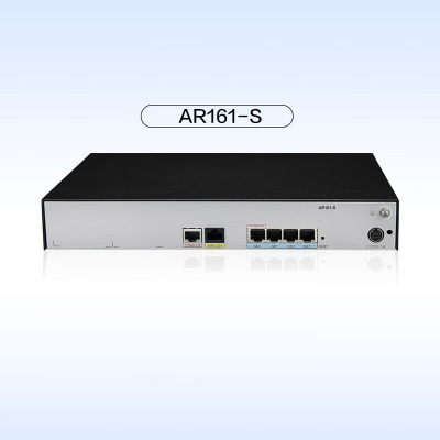 华为(HUAWEI)AR161-S企业级千兆有线路由器GE WAN*1+LAN*4带机量150-200