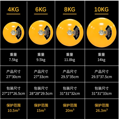 浙安10kg悬挂式D型灭火器 D类新能源汽车电动车 金属火锂电池灭火器 d类灭火器10公斤 FZX-D10/1.2