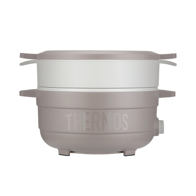 膳魔師(THERMOS) 电火锅多功能锅3L电煮锅蒸煮锅EHA-4332A