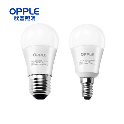 欧普(OPPLE) 心悦3S-A60-9W-E27-3000K LED球泡 (计价单位:个) 白色