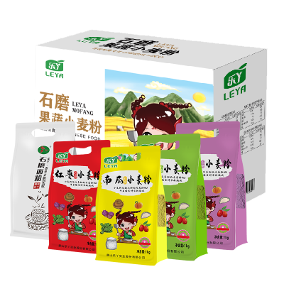 乐丫 石磨果蔬小麦粉礼盒5kg LY-GSMF001
